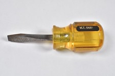 RARE W.T. GRANT (Grants) Short Stubby Flat Slotted Screwdriver #2055 picture