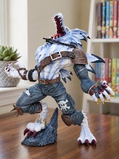Digimon Adventure WereGarurumon Figure 20cm 7.9in Howling Anime Statue Gift picture