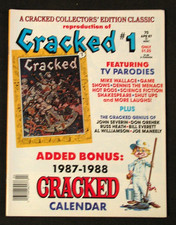 Vintage April '87 Cracked Comic Magazine Reproduction of #1 Collectors' Edition picture