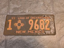 1955 New Mexico License Plate #19682 picture