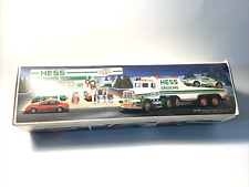 1988 Hess Seasons Greetings Toy Truck and Racer Real Head and Tail Lights picture