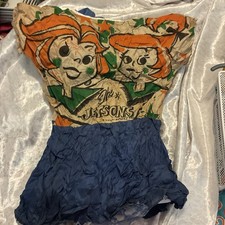 Vintage Jane & Judy Jetson  Halloween Costume Hanna Barbera 1972 kids size picture