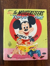Walt Disney The Mouseketeers Tryout Time 1956 Whitman Childrens Book Vintage picture