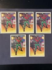 1x 1984 MARVEL SUPER HEROES SECRET WARS STICKERS # 104 AND # 105 MOLECULE MAN picture
