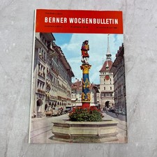 1963 Berner Wochen Bulletin Bern Germany Travel Guide Book L3-3 picture