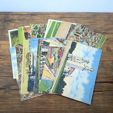 Vintage - Lot of 13 Omaha Nebraska Souvenir Post Cards, All Unposted picture