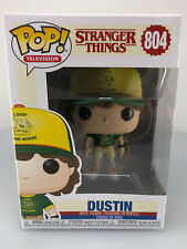 Funko POP Television Stranger Things Dustin at camp #804 Vinyl Figure DAMAGED picture