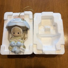 Precious Moments Baby’s First Christmas Hanging Ornament 2002 104204-New in Box picture
