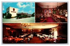 Jupiter Tequesta FL Florida Royal Lion Restaurant Multi View Chrome Postcard picture