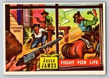 Jesse James Fight For Life Vintage T.C.G. No. 59 Roundup picture