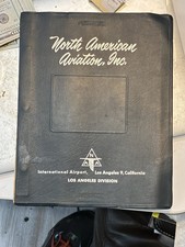 1943 WWII P-51 Mustang Merlin Engine Manual V-1650-3 Tech Order NAA LA Binder picture