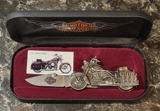 NOS 1998 Harley Davidson HD11 Heritage Springer Folding Knife by United Cutlery picture