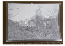 C. 1948 UER United Electric RR Trolleys Sent to Scrap Pawtuxet River RI Negative picture