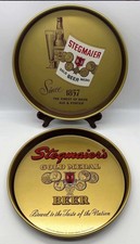 Vintage Stegmaier Gold Medal Beer Metal Serving Tray Lot of 2 Wilkes-Barre PA  picture