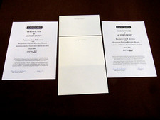 JACQUELINE KENNEDY ONASSIS MRS. JFK VTG PERSONAL ARTIFACT STATIONERY LAST SET picture