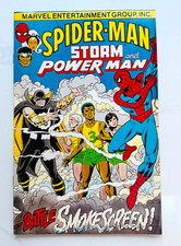 1982 MARVEL COMICS SPIDER-MAN STORM AND POWER MAN COMIC BOOK   e6856UXX picture