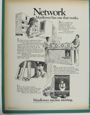 Print Ad Mayflower Transit Network Reliable Moving Transportation Vintage 1972 picture