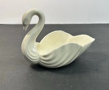 Swan Figurine Elegant Trinket/Ring Dish/cake Topper/Card Holder/Ivory  Vintage picture