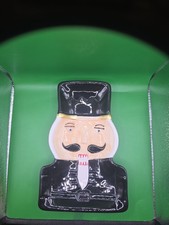 Robert Stanley Home Collection Black & Gold Nutcracker Snack Treat Dish T2pl1 picture