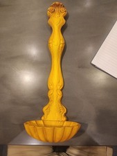 Vtg HOMCO HOME INTERIOR Gold LADLE/SPOON WALL PLAQUE 17” picture