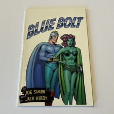 BLUE BOLT JOE SIMON JACK KIRBY VEROTIK GOLDEN AGE COMICS LN 🔥 FIRST PRINT 1998 picture