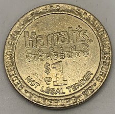 Harrah’s Casino Vicksburg - $1 Slot Gaming Token - Vicksburg MS picture