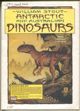 William Stout Signed #1129 Antarctic And Australian Dinosaurs Envelope Only GN61 picture