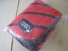 Audi Original Novelty Blanket 4 Rings Black TAG Audi 57cm×87cm Unused picture