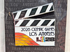 LA 2028 Summer Olympics Movie Clapper Metal Pin Licensed LA28 BRAND NEW ON HAND picture