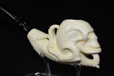 Eagle Claw Holding Skull Pipe    Block Meerschaum-NEW With Case#745 picture