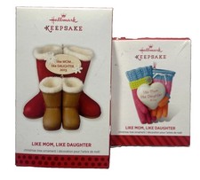 NIB Hallmark Keepsake Christmas Ornament 2013-2014 Set/2 Like Mom Like Daughter  picture