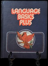 Vintage English Book LANGUAGE BASICS PLUS Middle School Teacher Classroom 1979 picture