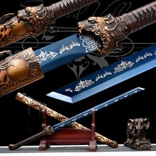 111cm Handmade Katana/Samurai Sword/Collectible/High-Quality Blade/Full Tang picture