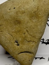 Native American Indian Authentic Hand Carved Stone Ancient Effigy, 13.2 oz  picture