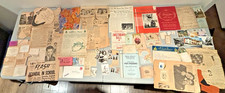 Antique Ephemera Photograph Post Card Fun Variety Lot Scrapbooking picture
