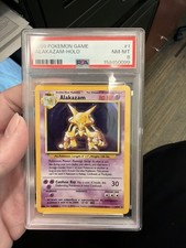 Pokémon 1999 Pokémon Game Alakazam Holo #1 PSA 8 NM-MT 158450092 picture