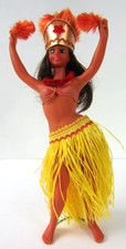 Vintage Hawaiian Hula Girl Dancer About 10 Inches Tall picture