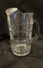 Gorgeous Vintage Anchor Hocking Windowpane Glass Pitcher picture