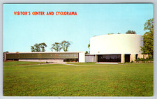 c1960s Visitor's Center Cyclorama Militaryu Park Gettysburg PA Vintage Postcard picture