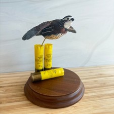 John G McAnulty Signed Quail Sculpture Winchester Shells Limited Edition 003/300 picture