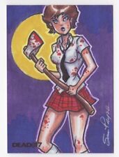 2018 5FINITY Dead@17 15th Anniversary Sketch Card by Sam Payne 1/1 picture