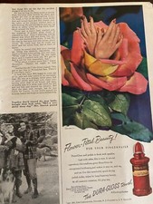 Dura Gloss Nail Polish, Dura-Gloss, Vintage Print Ad, a picture