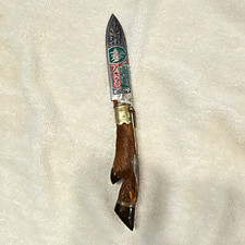 Vintage Horn Handle Pocketknife Slipjoint Clip Point 1 Plain Blade Under 2.75
