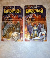 Kenner Gargoyles Demona & Xanatos Action Figures 1995 MOC  lot of 2 TV cartoon  picture