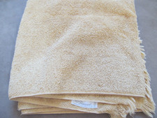 MCM Fieldcrest Vintage Towels Gold 100% Cotton 1 Bath Towel 1960s 1970s Yellow picture