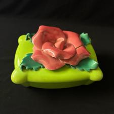 Vintage Johannes Brahm Trinket Box California Pottery picture