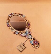 BELLA LUCE 'Rhinestone Jeweled Enamel' Hand Mirror 10