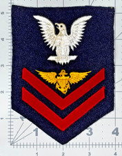 1943 WW 2 USN Aviation Pilot 2nd Class Rate Patch Inv# K8092 picture