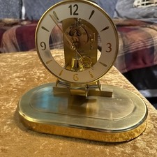 Vintage Kundo Kieninger & Obergfell Skeleton Mantel Clock 6  picture
