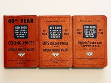 Red Book Used Car Price Guide Lot 3 Vintage 1951 1952 1953 Pocket Auto Values picture